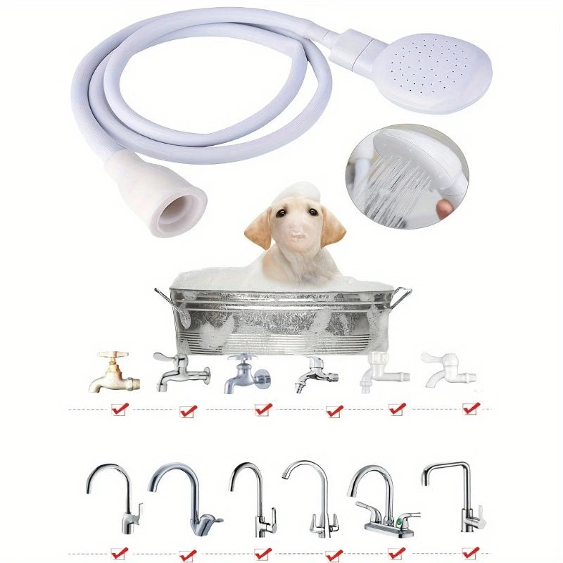 SWANS Handheld Dog Shower Sprayer with Hose | Pet Bath Tool Pet Shower Sprayer SWANS