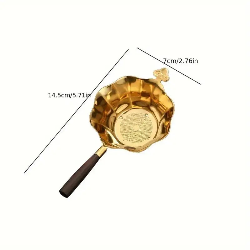SWANS Koi Fish Tea Strainer – Fine Mesh Metal Loose Leaf Filter Tea Strainer SWANS