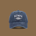 FAITOLAGI Letter Embroidery Baseball Cap – Unisex Visor Hat Baseball Cap SWANS navy blue Adjustable