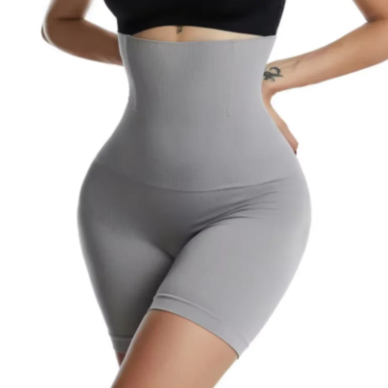 Women's High Waist Tummy Control Butt Lifter Shaper Shorts Shapewear Shorts SWANS LightGray XXL