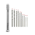 Mini Hand Drill 0.8–3.0mm Pin Vise & Twist Bits for Crafts Manual Pin Vise Drill SWANS 11pcs