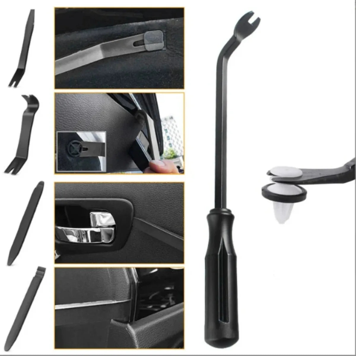 Car Interior Trim Removal Tool Kit – Dash & Stereo Panel Set Auto Trim Tool Kit SWANS