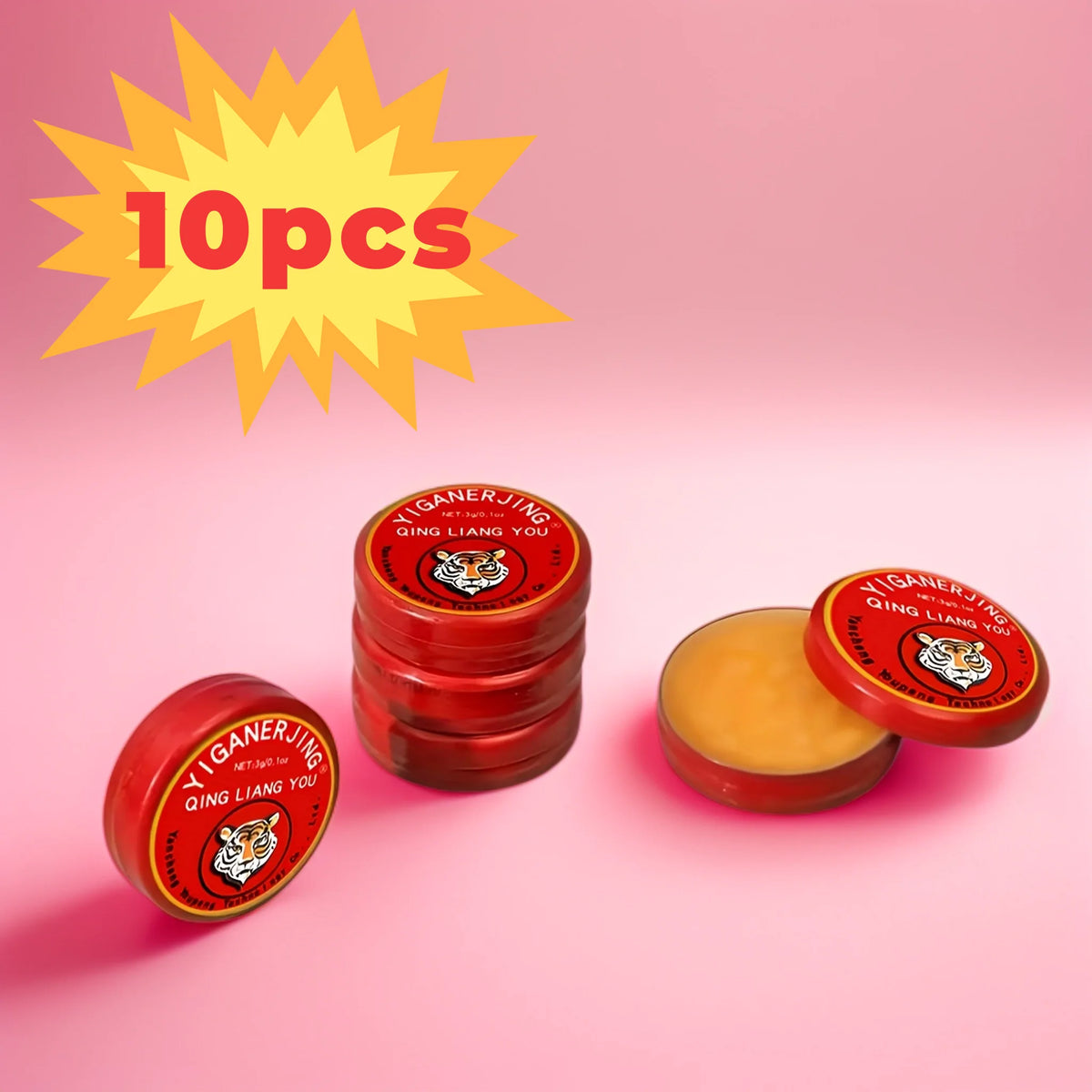 YIGANERJING Cooling Cream Portable Refreshing Balm 10/20/30 Pack Cooling Topical Cream SWANS 10pcs United States