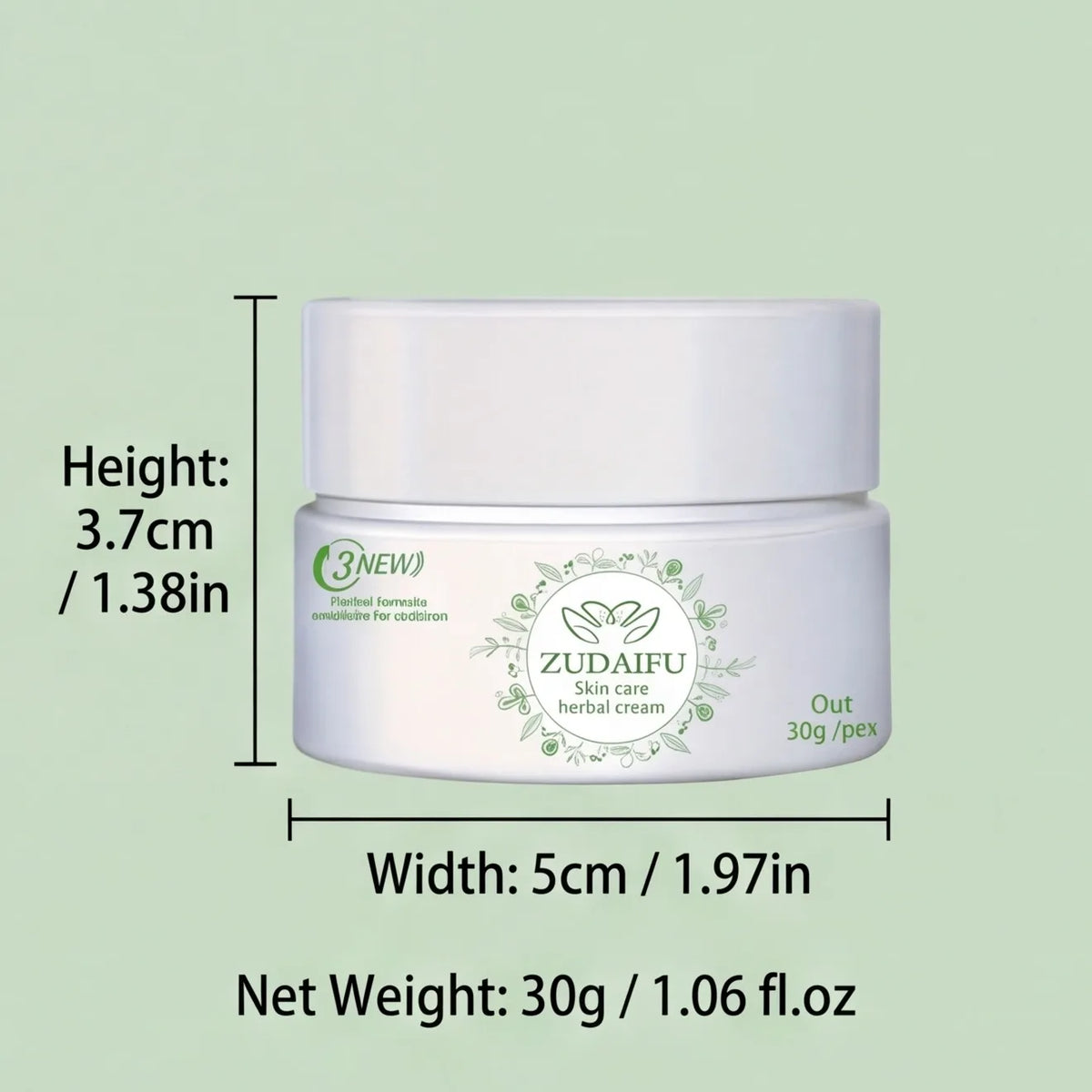 ZUDAIFU Herbal Body Cream 30g | Daily Moisturizing Skin Care Herbal Body Cream SWANS