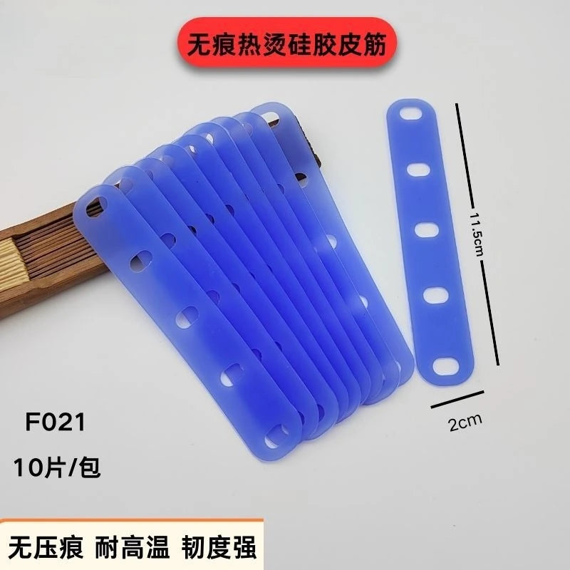 SWANS 20pcs Heatless Hair Perm Rods & Elastic Rubber Bands Hair Perm Rods SWANS 10pcs blue