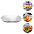 Stainless Steel BBQ Grill Pan & Topper – Double Handle Reusable BBQ Grill Pan SWANS Default Title