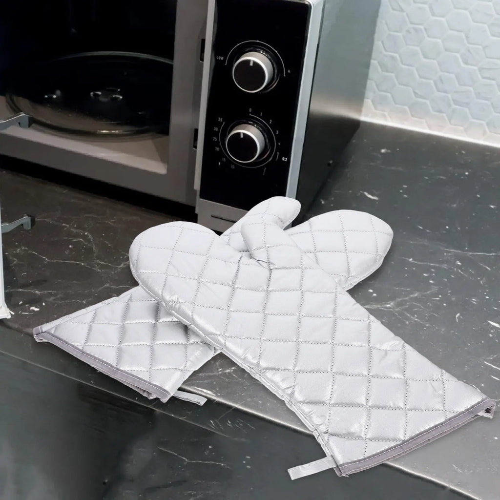 2-Pack Heat Resistant Oven Mitts – Insulated Baking Gloves Oven Mitts SWANS