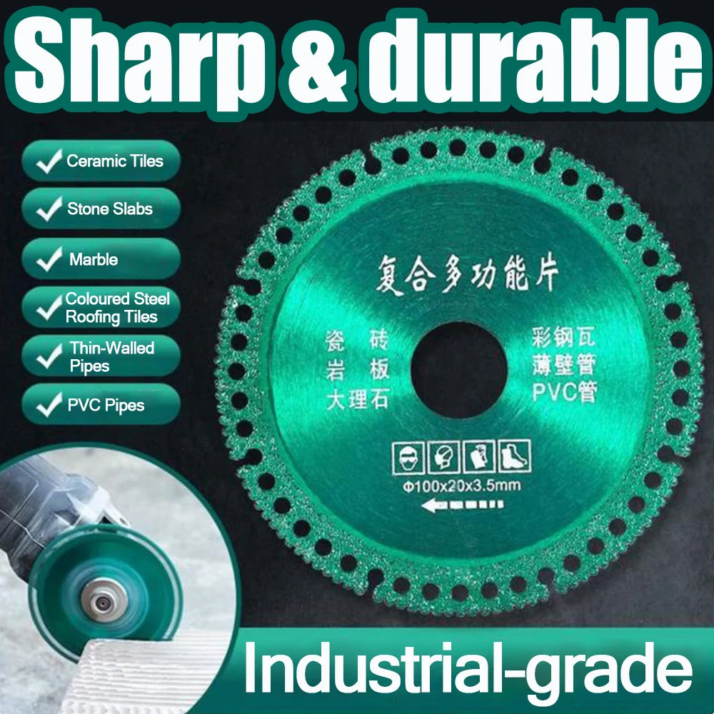 Diamond Cutting Disc 100mm Angle Grinder – Tile & Marble Diamond Cutting Disc SWANS