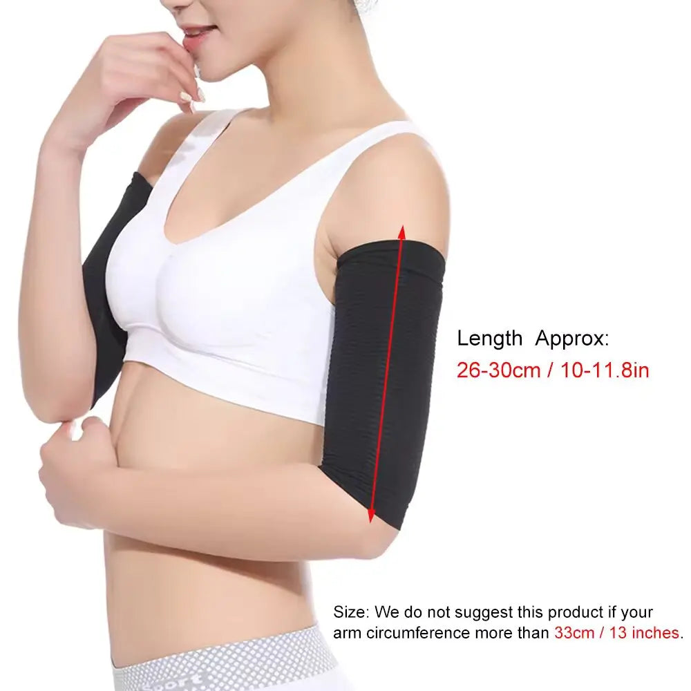 Upper Arm Compression Sleeves – Women's Workout Arm Shapers Arm Compression Sleeve SWANS
