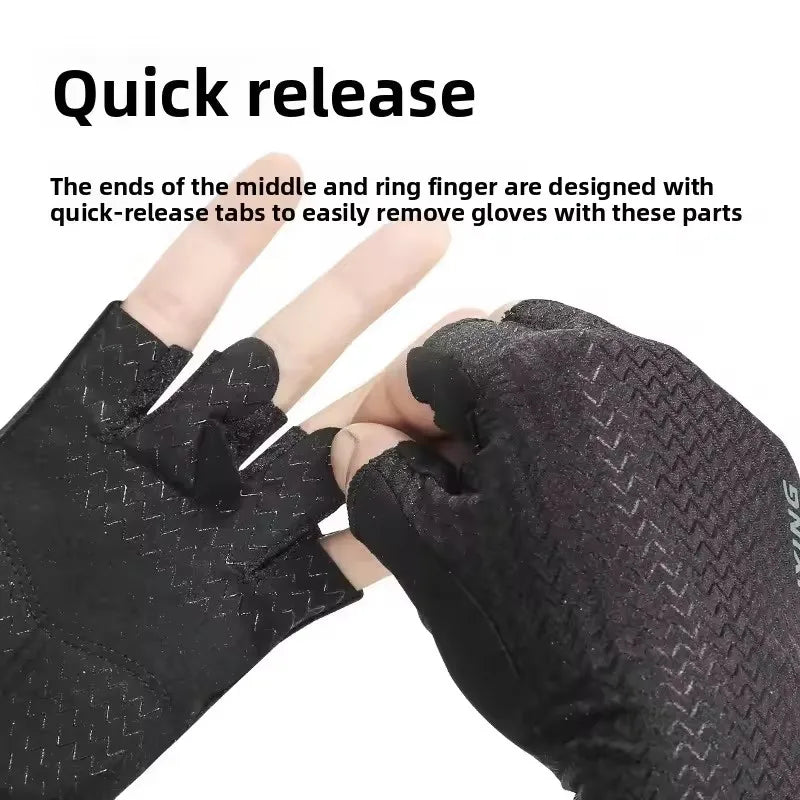 Fingerless Cycling Gloves Anti-Slip MTB Road Bike – GAFASTWO Cycling Gloves SWANS