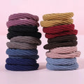 20-Pack Elastic Hair Bands Scrunchie Ponytail Holders for Women Elastic Hair Bands SWANS Twilled Multi