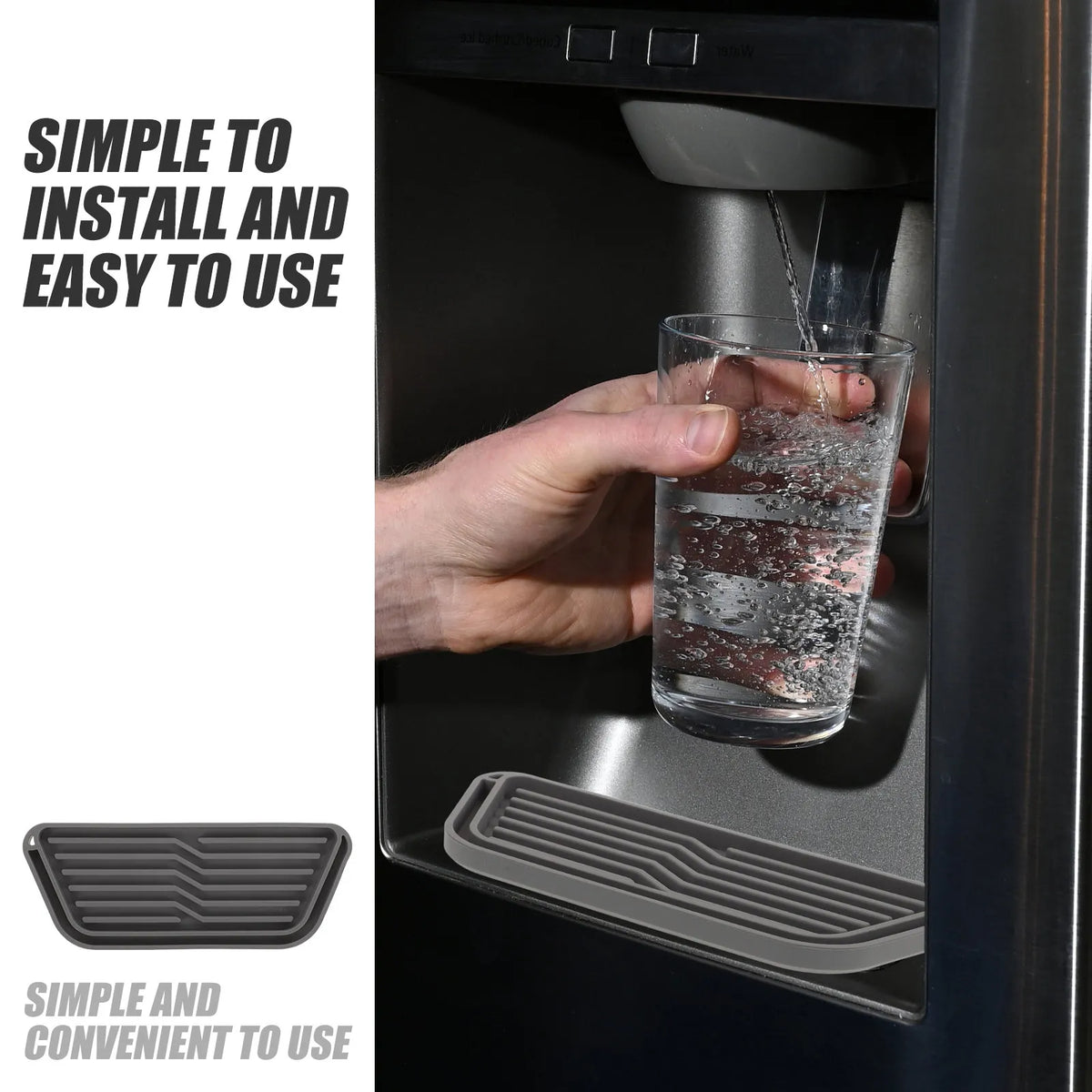 Silicone Fridge Drip Tray – Mini Fridge & Water Dispenser Mat Fridge Drip Tray SWANS