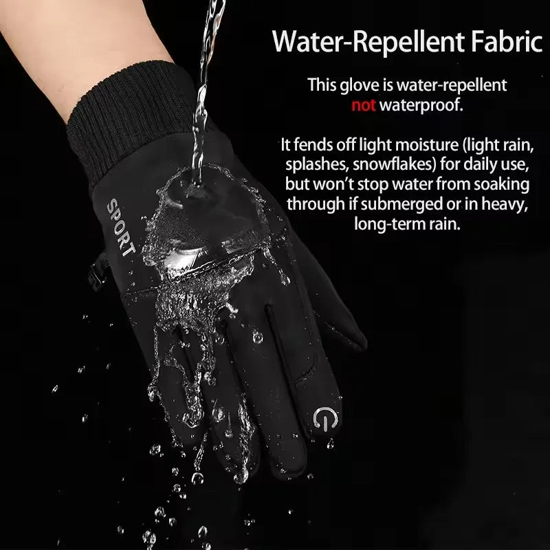 GAFASTWO Waterproof Fleece Touchscreen Winter Gloves Winter Sport Gloves SWANS