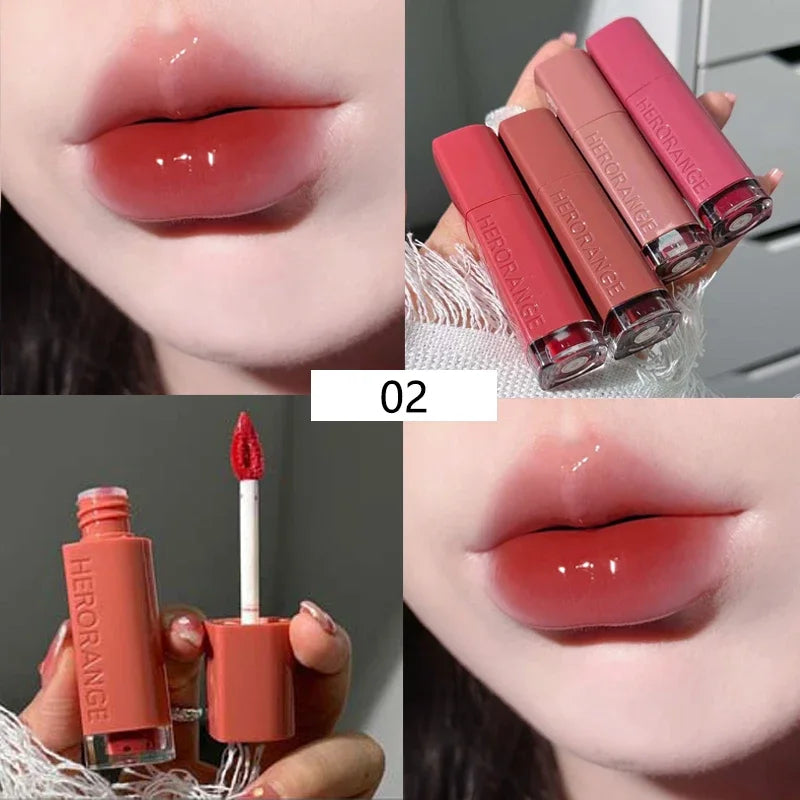 Mirror Glass Lip Gloss – Hydrating Waterproof Jelly Lipstick Lip Gloss SWANS 02