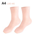 Silicone Moisturizing Gel Heel Socks – Foot Care Spa Protectors Gel Heel Socks SWANS A4