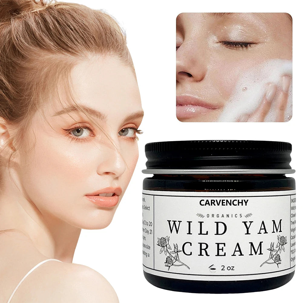 Wild Yam Cream 60ml – Dioscorea, Lavender & Shea Moisturizer Body Moisturizer Cream SWANS