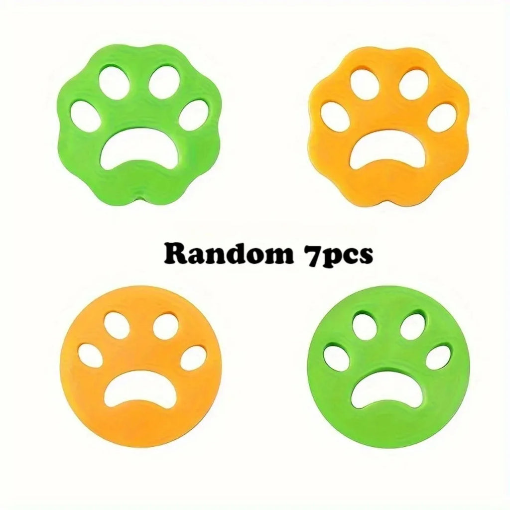 7-Pack Reusable Pet Hair & Lint Catchers for Washing Machine Laundry Lint Catcher SWANS 7pcs-random