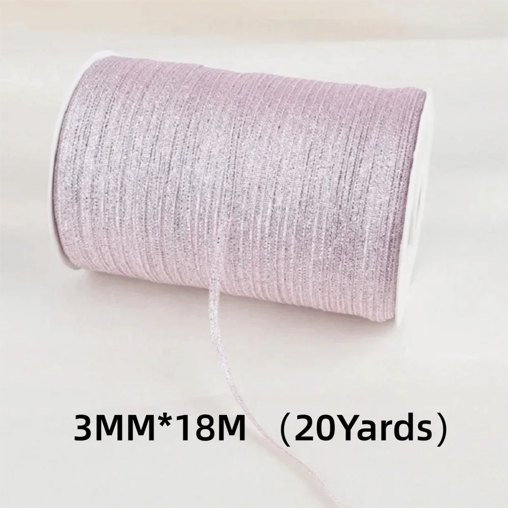 3mm Glitter Satin Ribbon 20 Yards – DIY Crafts & Gift Wrap Craft Ribbon SWANS