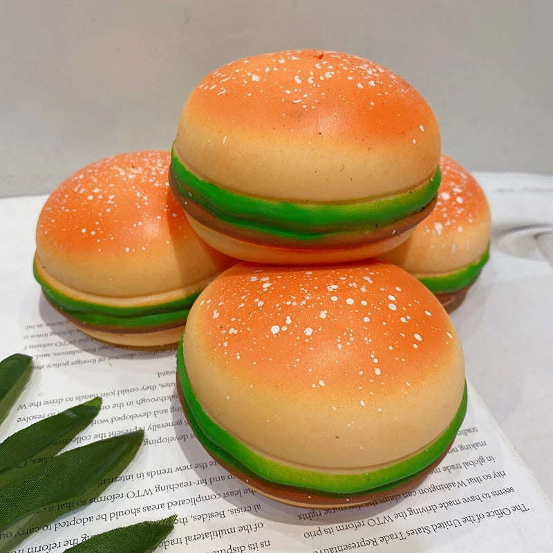 Burger Slow Rising Squishy Toy – Fidget Squeeze Ball Squishy Fidget Toy SWANS