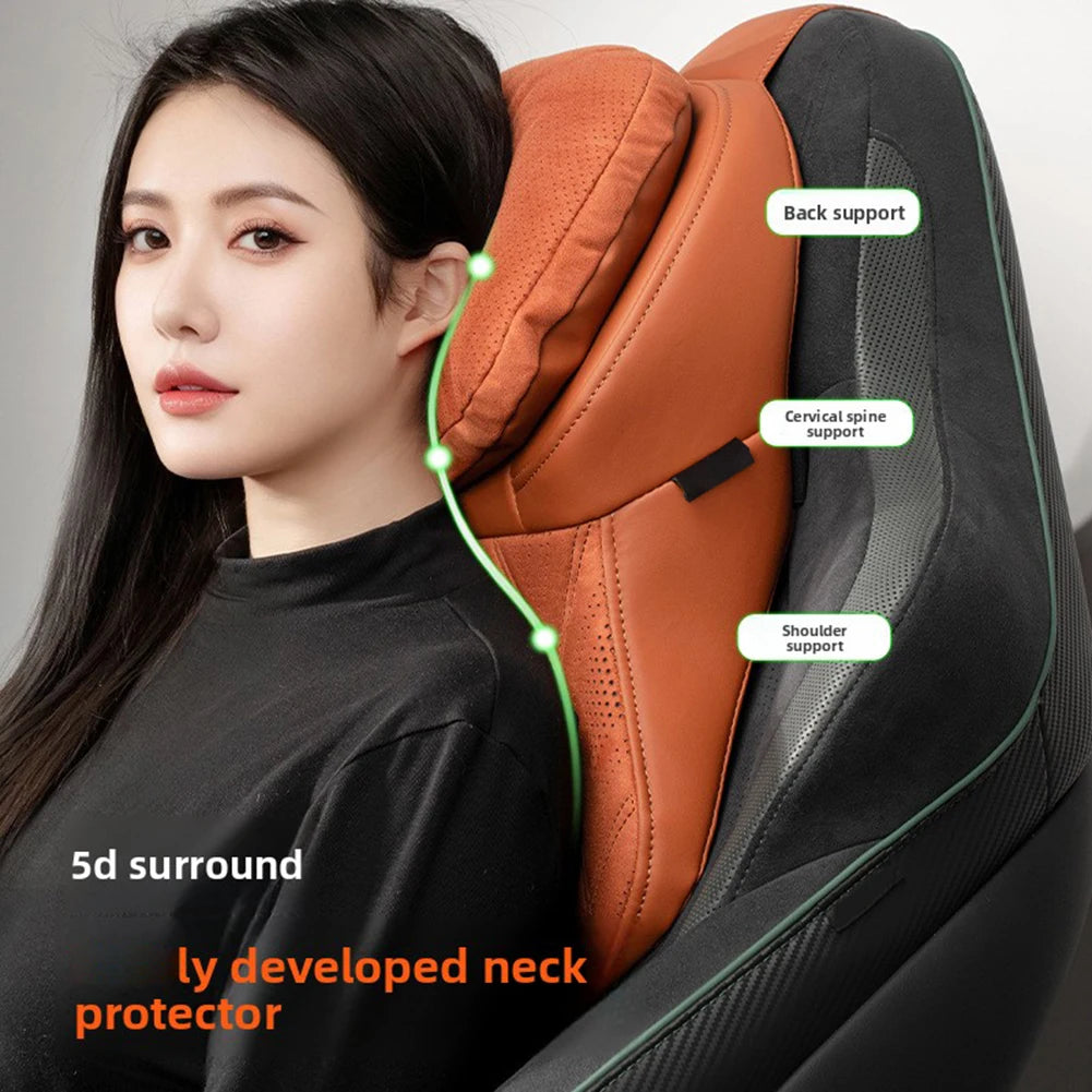 SWANS Memory Foam Car Neck Pillow – Lumbar & Head Support Car Neck Pillow SWANS