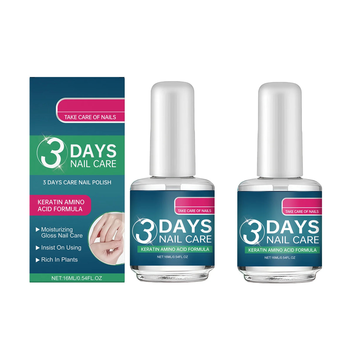 Jaysuing Brightening Nail Care Oil – Daily Shine & Nourish Nail Treatment Oil SWANS 2pcs