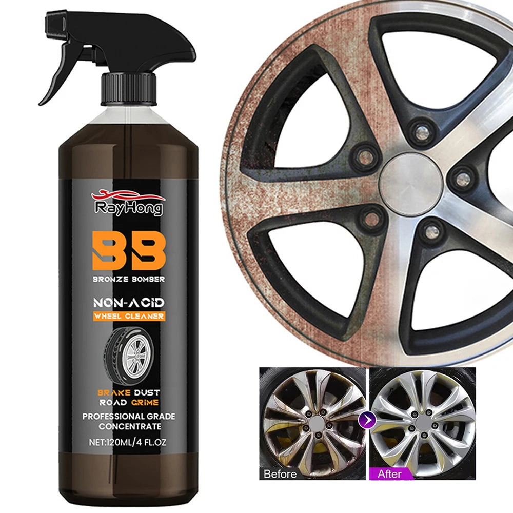 SWANS Car Wheel Cleaner Spray – Brake Dust & Rust Remover Wheel Cleaner Spray SWANS