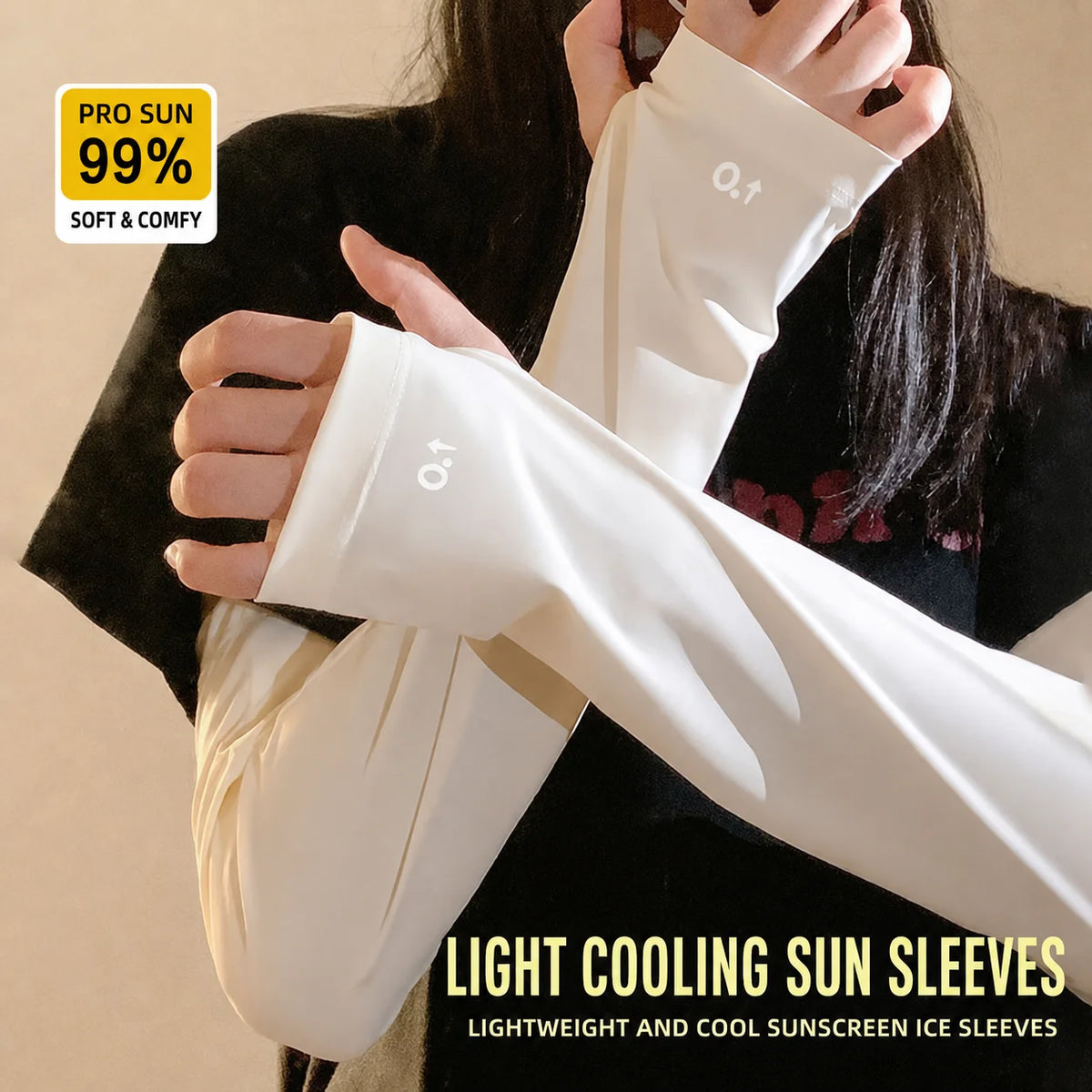SWANS UPF50+ Ice Silk Sun Protection Arm Sleeves for Women Sun Protection Arm Sleeves SWANS