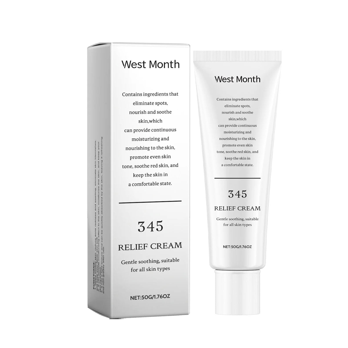 WEST MONTH Blemish Cream – Pore Minimizing Oil Control 50g/100g Facial Skin Cream SWANS 50g boxed