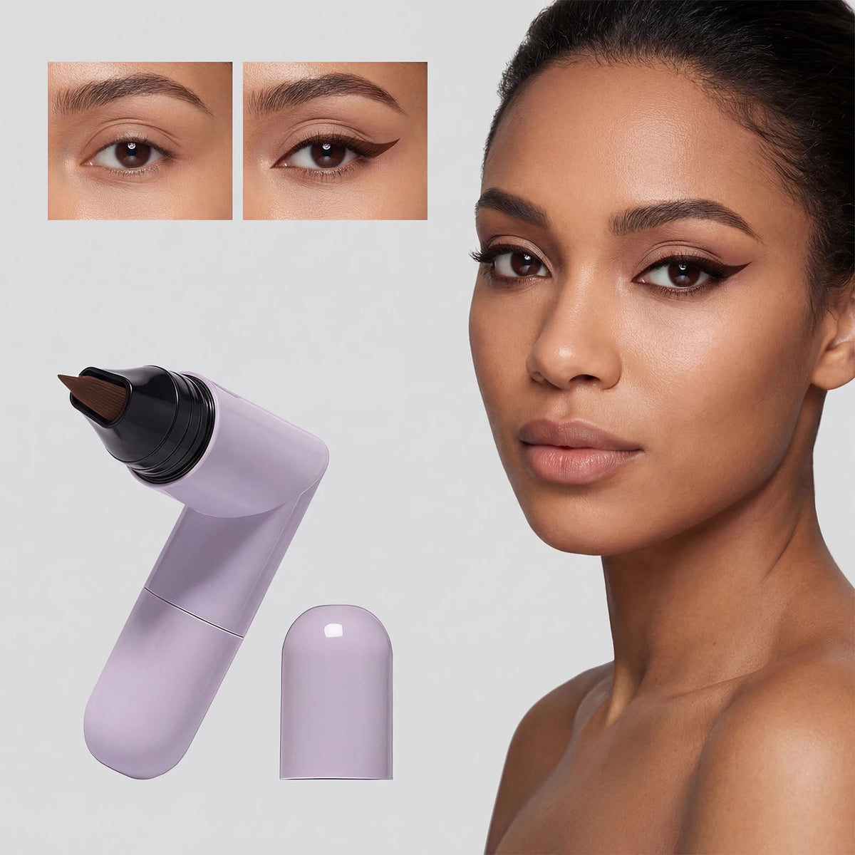 Zephoco 2-in-1 Winged Eyeliner Stamp Pen | Waterproof Eyeliner Stamp Pen SWANS