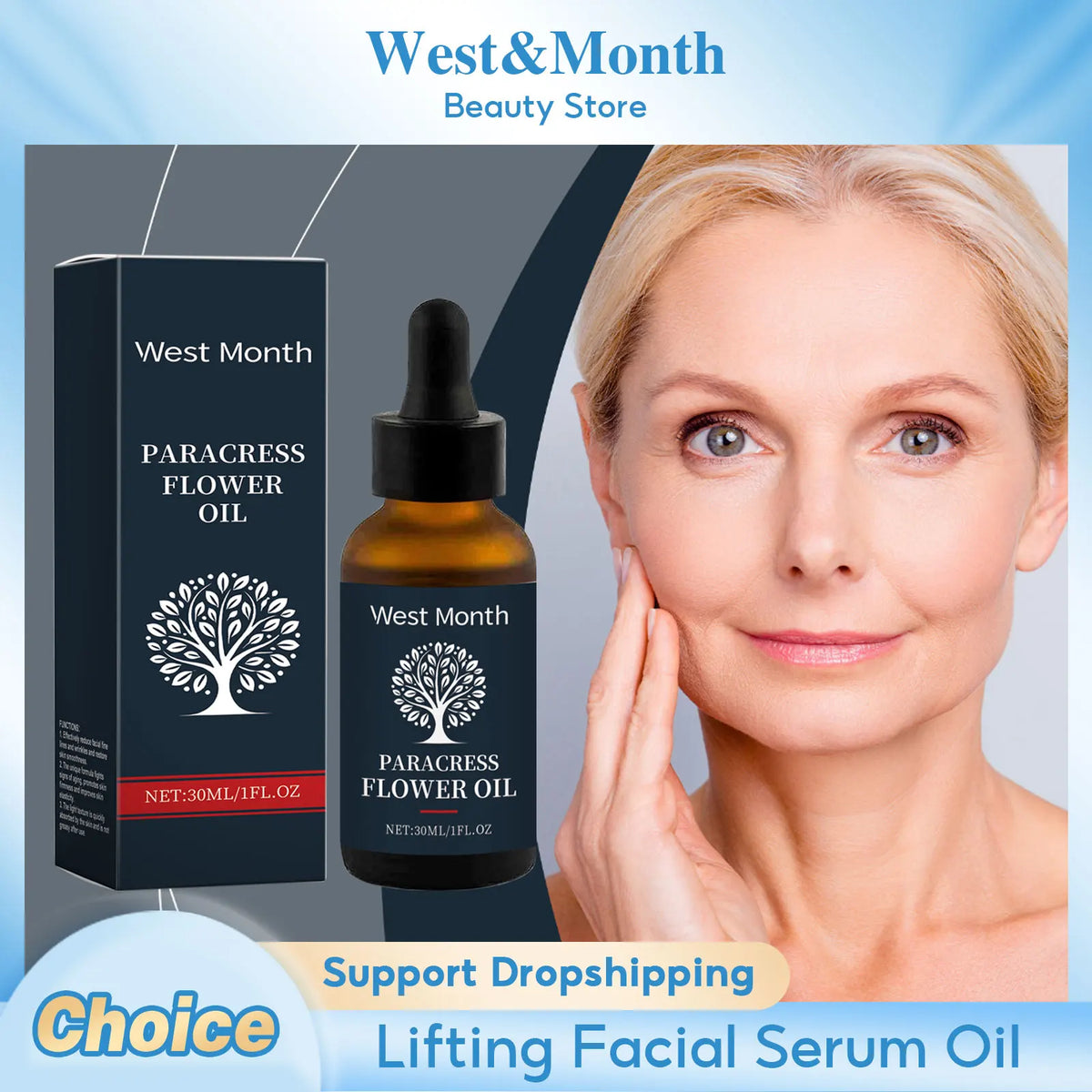 WEST MONTH Bee Venom Essence Cream & Facial Oil Set 50g Face Cream & Serum SWANS