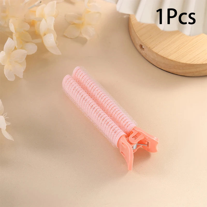 Candy Color Self-Grip No-Heat Hair Rollers | 1-2 Pack Hair Styling Rollers SWANS 1Pcs Nude