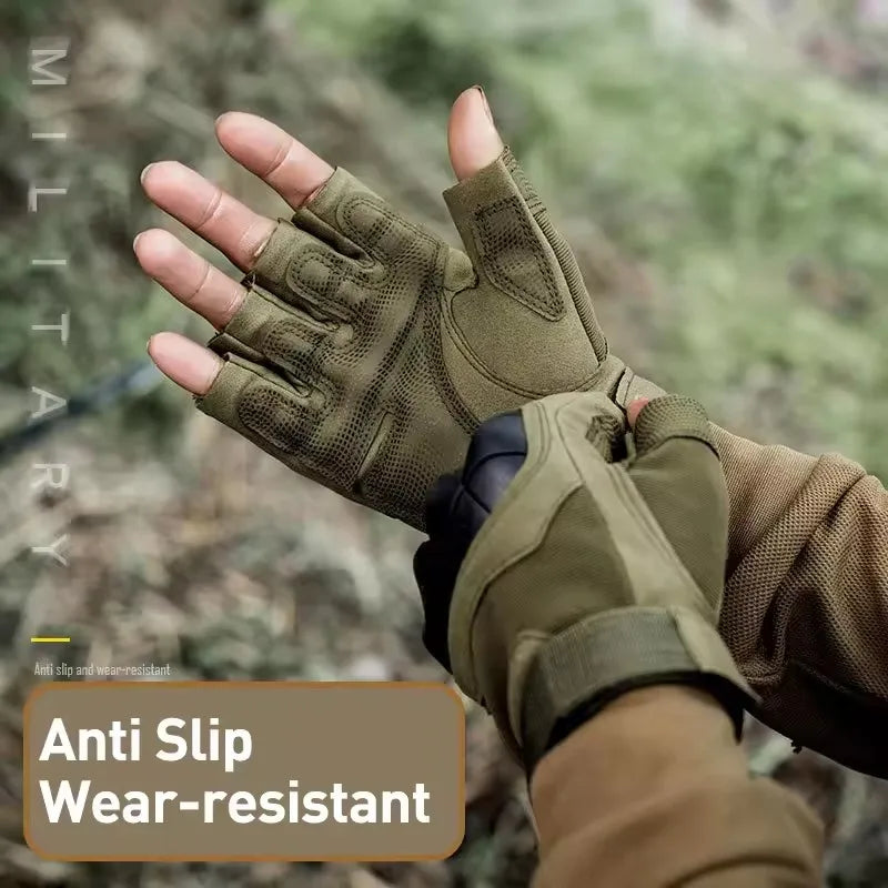 Half Finger Tactical Gloves – Anti-Slip Unisex Sport Gloves Tactical Sport Gloves SWANS