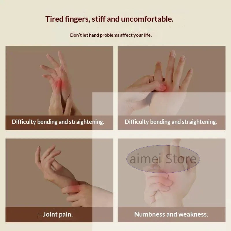 YOVIP Wooden Finger Massage Roller – Hand & Joint Massager Finger Massage Roller SWANS
