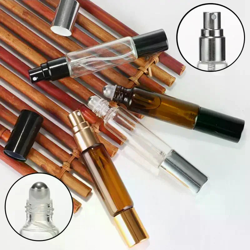 10ml Refillable Perfume Bottle – 2-in-1 Roller & Mist Spray Perfume Atomizer SWANS