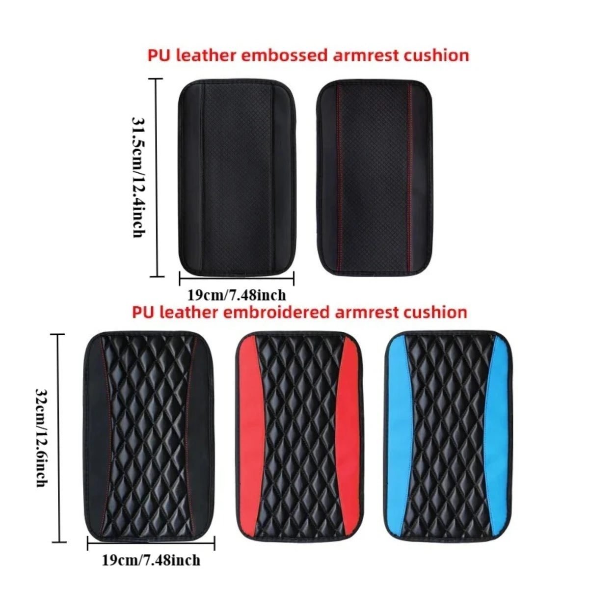 Universal PU Leather Car Armrest Cover – Ethnic Print Car Armrest Cover SWANS
