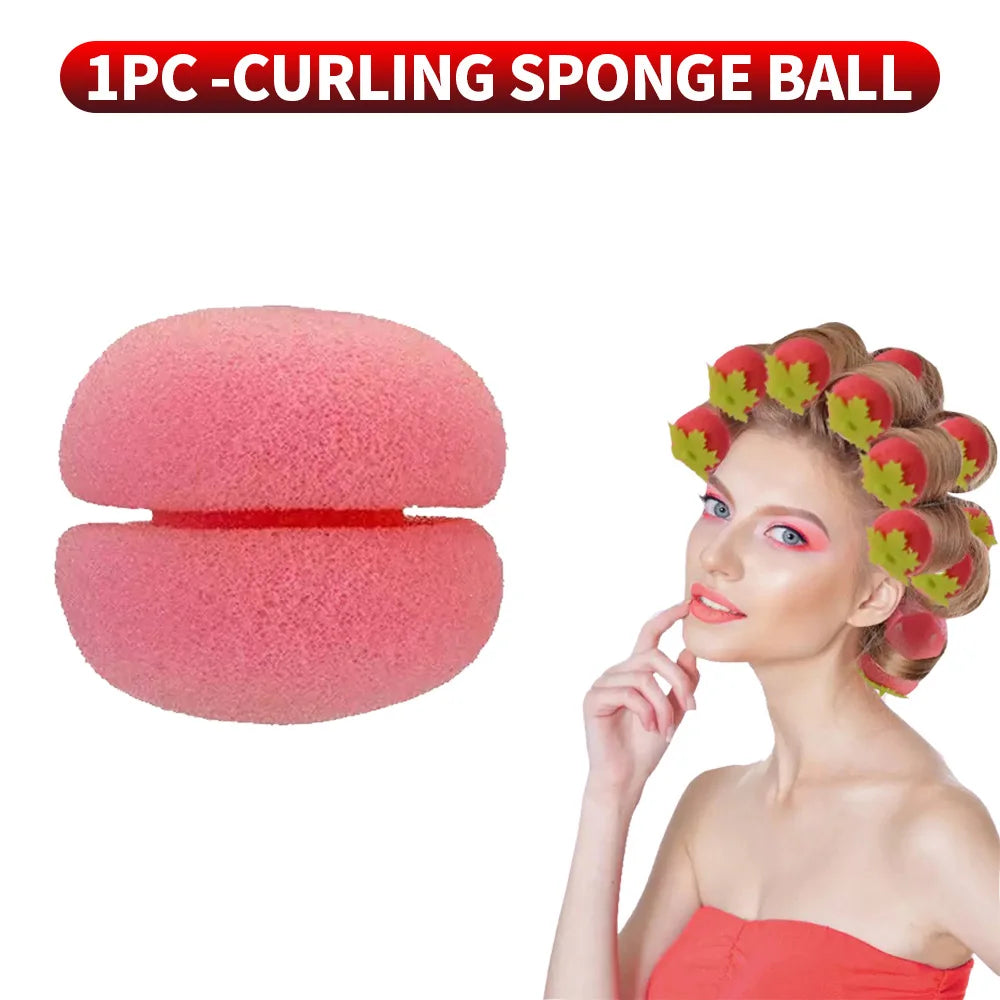 Foam Sponge Hair Rollers for Curly Styling – 1 to 12 Pack Foam Hair Rollers SWANS 1PC