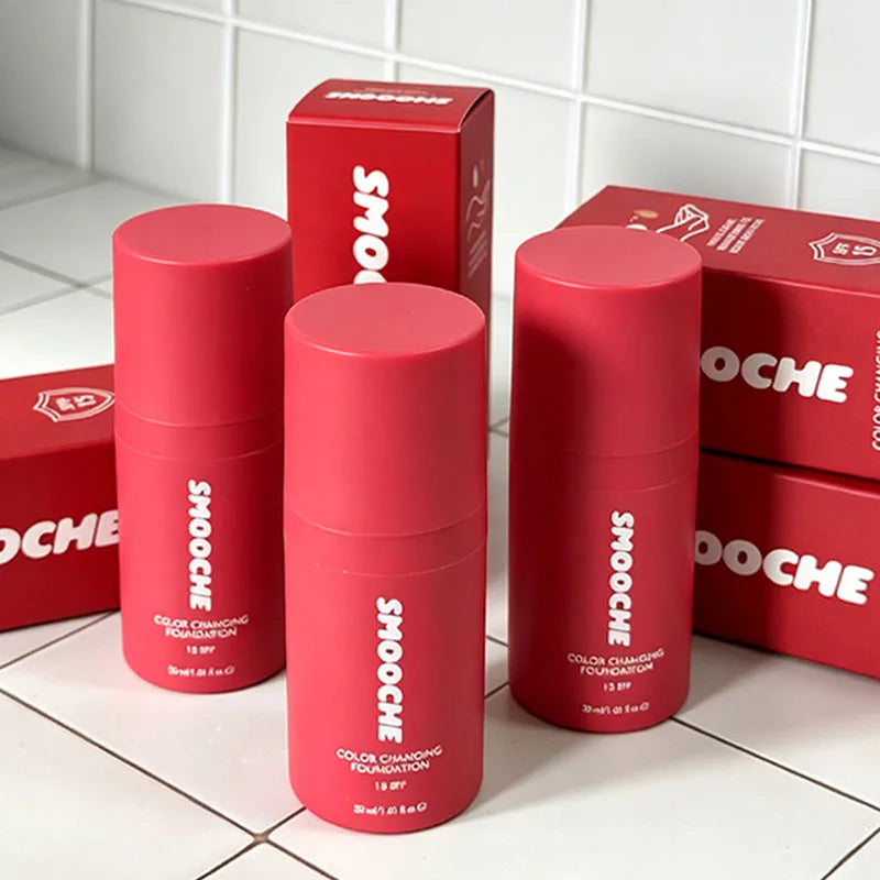 Smooche Color Changing Liquid Foundation – Glycerin & Vitamin E Liquid Foundation SWANS