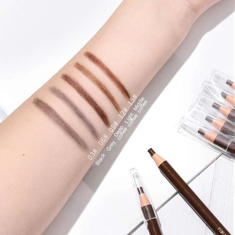 Waterproof Eyebrow Pencil – Long-Lasting Natural Brow Liner Eyebrow Pencil SWANS