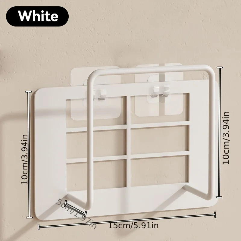 Wall Mount Router Shelf – No-Drill Iron WiFi Storage Holder Wall Storage Shelf SWANS WHITE