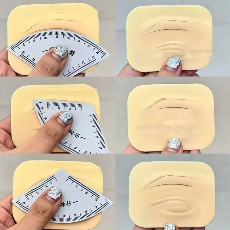 Eyebrow Mapping Ruler – Microblading Shaping Design Tool Eyebrow Mapping Tool SWANS