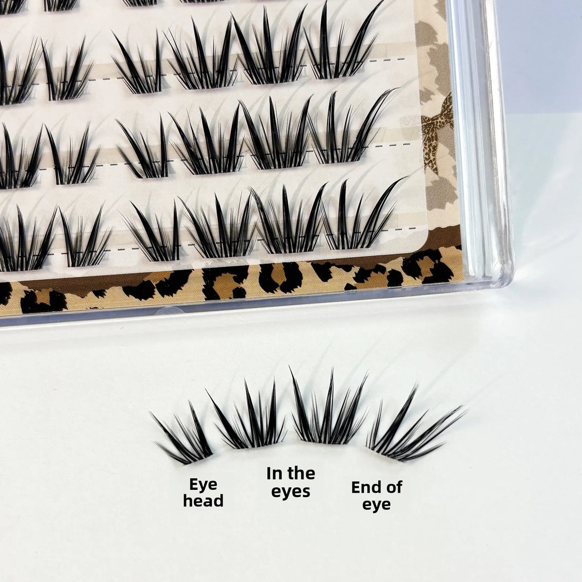 No-Glue Fluffy Fox Eye False Lashes – Reusable Cat Eye False Eyelashes SWANS