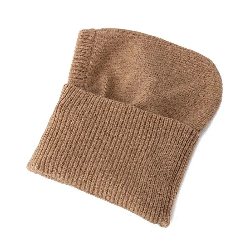 Winter Knit Balaclava Beanie Hat – Windproof & Warm Unisex Winter Beanie Hat SWANS