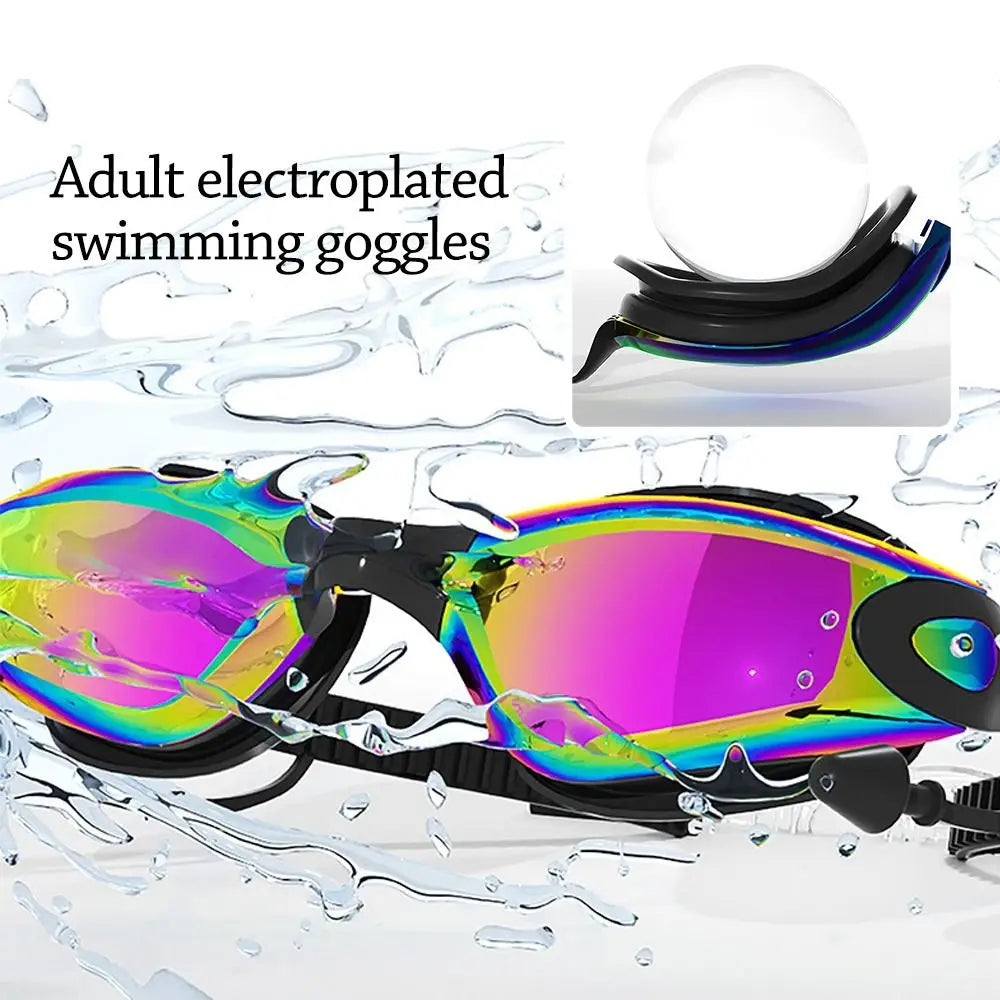 SWANS HD Anti-Fog Swimming Goggles – Silicone Swim Glasses Swimming Goggles SWANS