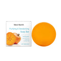 WEST MONTH Persimmon Soap Bar – Cleansing & Deodorizing Handmade Bar Soap SWANS 100g Boxed