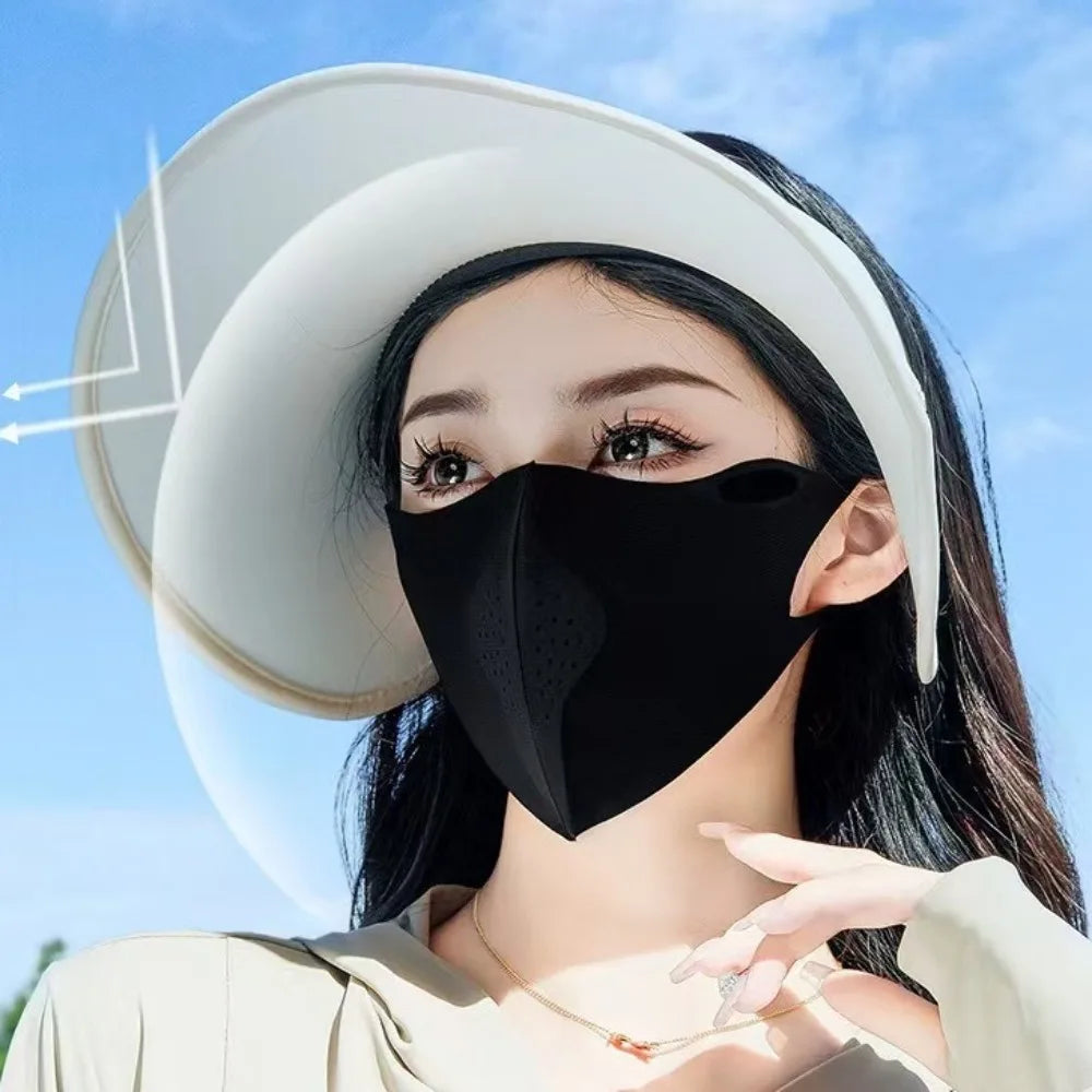 Ice Silk UV Protection Face Mask – Breathable Unisex Outdoor Outdoor Face Mask SWANS