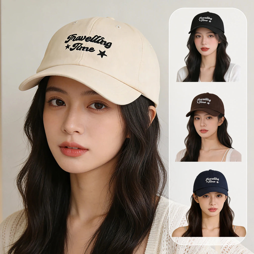 Women's Embroidery Letter Baseball Cap – Adjustable Sun Visor Women's Baseball Cap SWANS