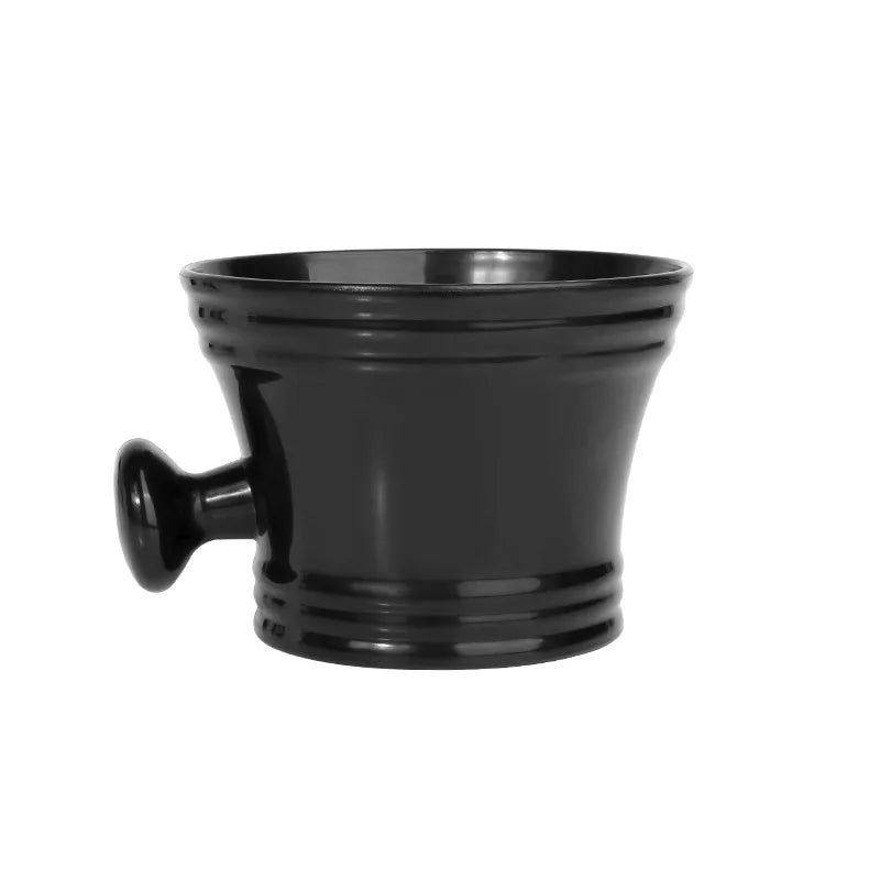 SWANS Large ABS Shaving Soap Bowl – Barber & Home Use Shaving Soap Bowl SWANS black