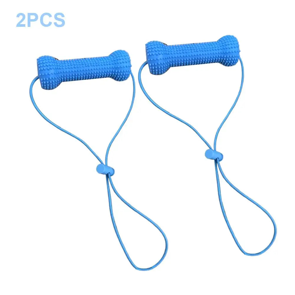 SWANS TPR Dog Chew Toy with Rope – Dental Stick 1/2 Pack Dog Chew Toy SWANS 2pcs
