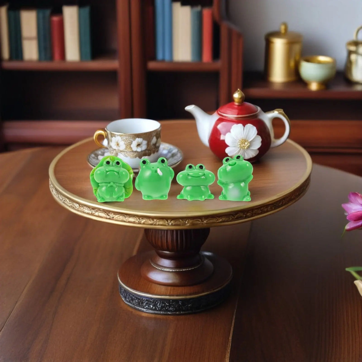 40-Pack Mini Resin Frog Figurines for Terrarium & Garden Decor Miniature Resin Figurines SWANS Default Title