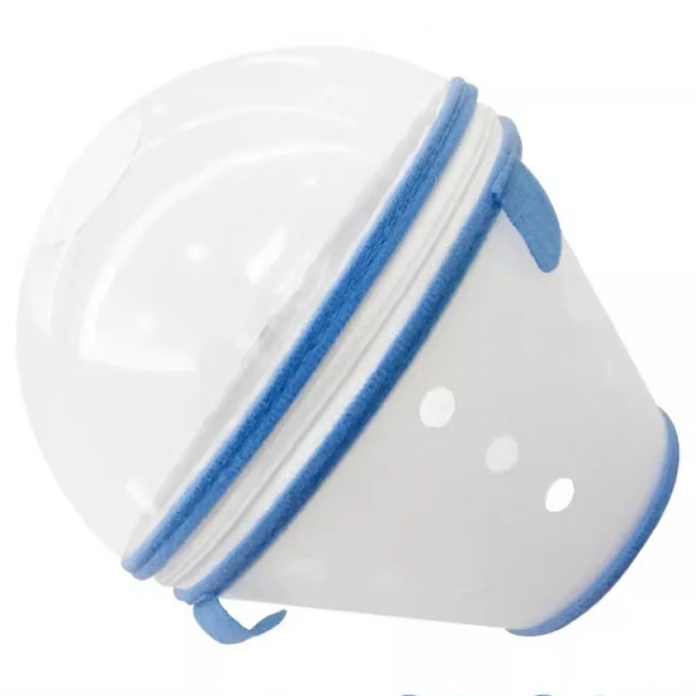 Transparent Astronaut Helmet Cat Muzzle – Breathable S–XXL Cat Grooming Muzzle SWANS L